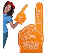 Générique Giant Foam Finger - Lightweight Polyurethane 45 cm, Number 1 Hand | Cheerleading Spirit Stick, Sports Fan Prop | for Football Game Basketball Championship and Birthday Parties