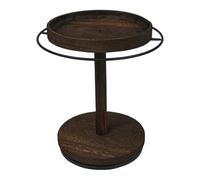 Générique Glasses Holder | 360° Rotating Sunglasses Display Stand with Tray and Base | Wooden Display Rack for Keys Jewellery Necklaces - Nightstand, Vanity Dresser