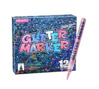 Générique Glitter Pens | Quick Dry, Smudge Proof | Colorful Glitter Effect Markers | For Kids, Teen, Student, Artist, Teacher, Amateur, Office/School, Card, Journaling, Classes