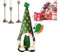 Générique GNOME Christmas Party Green | Swedish Tomte Elf Without Face, for Office, Table, Shelf, Fireplace, Tiered Tray, Bedroom, Living Room