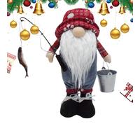 Générique GNOME Fisherman Plush Statue, 11 Inch Festival Party Faceless Scandinavian Tomte | Tomte Handmade Ornaments Table Party Figurines for Home
