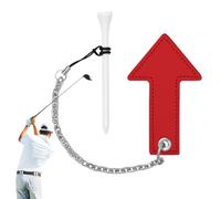 Générique Golf Ball Tees - Durable White Golf Tees with Chain, Curved Design | Professional and Beginner - Golf Training, Tournament Use, Backyard Practice, olf Accessories for Men Women Players