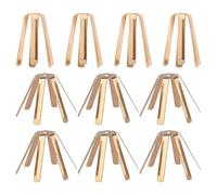 Générique Golf Neck Adapter Shims | 10 Pieces Adjustable Brass | 6 Leg Golf Club Adapter Spreader - For Men Women Workshop Course Training