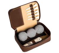 Générique Golf Pouch for Valuables | Portable Leather Bag for Golf Accessories - Sports Accessories for Car Home Travel Training Golf Bag Gift Father