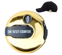 Générique Golf Score Counter | Golf Stroke Counter Clicker | Reset Clip for Gloves- olf Stroke Çounter Up to 12 Shots with Touch Reset for Scoring Keeper Putting Green Driving Range Backyard