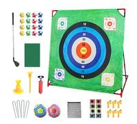 Générique Golf Set, Practice Mat, Indoor Putting Set - 4 in 1, Sports Training Aid, Golf Accessories for Court Practice, Family, Adults, A
