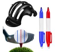 Générique Golf Walking POCHING - ALIGNER FOR ALIGNING AND BRAND | Waterproof Tool for Tracing Straight Lines on Golf Balls, Precision Shape to Improve Putt and Golf