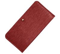 Générique Golf Wallet, Portable PU Leather Pouch, Slim Lightweight PU Leather Card Holder Holds Up to 30 Banknotes - for Money Envelope Dollar Key Women Daily Casual, wine red, Se référer au