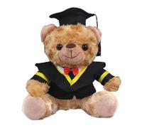 Générique Graduated Plush Animal for High School Graduate | Plush Bear with Light Garland for University and High School Graduates