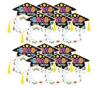 Générique Graduation Ceremony Invitation Cards 2025-24 Graduation Ceremony Cards,Congratulations Cards Hat Shape Student - Event Accessories