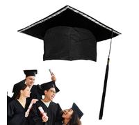 Générique Graduation Hat with Tassel - Illuminated Graduation Hat with LED,Tassel Accessory for College Costume, Party Decoration, High School Theme, Graduate Studies, School Event