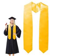Générique Graduation Stole Sash - Satin Plain Graduate Celebration Stolen | 62in Graduation Accessory For Unisex Academic Beginnings And Ceremony Attire For College High School
