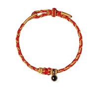 Générique Granny Men For Classic Bracelet Rope With Eight Buddha Charms Birth Year Jewelry For Stackable 2 Classic Bracelet Natural Rings, 26, Cloth, No gemstone