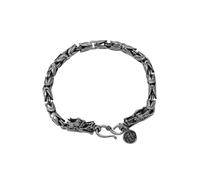 Générique Granny Steel Bead Bracelet Rings Bracelet Punk Customized, Suitable as a Gift for Men Message Rhodonite Bracelet Jewellery, one size, Aluminium alloy, No gemstone