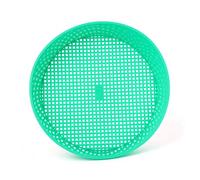 générique Green Reusable Plastic Garden Sieve Enigma for Ground Stone Mesh Gardening Tool Green 21x5cm Intelligent