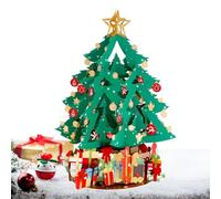 Générique Greeting Card To A Christmas - Stable Festive Keepsake | Tree Shaped 3D Christmas Greeting Card | For Mother Father Friends Classmates Teens Fireplace And Fireplace