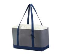 Générique Grocery Bags - Large Capacity Drawstring with Pockets | Reusable Heavy Duty Grocery Bag | Home Apartment Outdoor Camping Fishing Picnic Market Shop Travel, Grey, Se référer au descriptif