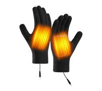 Générique Guantes Calefactables Eléctricos - Adjustable USB Manoplas | 3 Niveles De Calor 21 Cm Guantes De Trabajo Para Esquí, Camping, Motorcycle, Ciclismo, Invierno, Hombres Y Mujeres