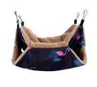 Générique Guinea Pig Hammock | Ferret Bed with Double Layer Design | Small Animal Bed Cage for Chinchilla Parrot Sugar Glider Ferrets Hamster Playing and Sleeping