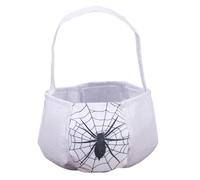 Générique Halloween Candy Bags, Portable Non Woven Fabric Storage Bags with Handles | Terrible Storage Basket for Women, Boys, Girls, Teens and Boys, White Spider Web, Se référer au descriptif, Refer