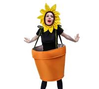 Générique Halloween factory cosplay costume, adult clothes, role make a splash with this adorable and inventive pot costume
