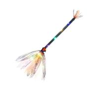 Générique Halloween Illuminated Witch Broom Ornament - Halloween Costume Accessory For Adults Cosplay Accessory | Party Decoration Treats Decoration