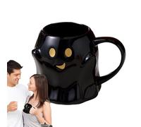 Générique Halloween Mug | 440ml Funny Ghost Ceramic Mug - Reusable for Daily Parties College Parties Games Class Book Club Holiday