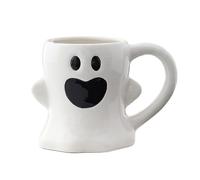Générique Halloween Mug - Cute Ghost Mug, 400 ml, Gothic Ceramic Mug for Adults, Tea Coffee Party, Home, Kitchen