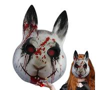 Générique Halloween Rabbit , Halloween Visual , Accessory for Masked Theatre, Costume Party, Show, Celebration Family Gathering