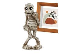 Générique Halloween Vampire Statue, Halloween Office Decorations, Resin Craft Mummy Statues Statue | Table Decoration for Home, Festive Decorations of Mummy Sculpture