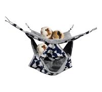 Générique Hammock for Ferret for Cage, Warm Hamster Cage Accessories | Small Animal Hammock and Squirrel Bed, for Sleeping and Play for Rodents and Birds in Winter Indoor