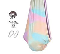 Générique Hammock Swing | Elastic and Wear-Resistant | Hammock Chair for Cuddling - for Relaxation in the Bedroom, Living Room, Playroom, Classroom