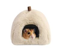 Générique Hamster Bed in Winter, Removable Winter Padding - House with Plush Bed for Hamster | for Balcony Classroom Apartment Living Room Sleep Rest Play Squirrel and Gerbil