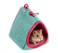 Générique Hamster Hammock, Hot Semi-Closed Claw Resistant Hamster House Inside the Cage - for Squirrels, Gerbils - Rest, Play and Sleep - Balcony, Apartment and Living Room