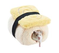 Générique Hamster House | Decorative Semi-Closed Cage House | Warm for Small Animals | For Climbing, Resting and Hiding - Hedgehog, Chinchilla and Rodents