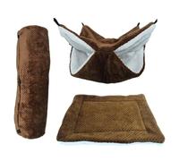 Générique Hamster Nest | Heated Plush Nest | Chinchilla Bunk | for Chinchilla Flying Hamster - Sleeping Hiding Game Climbing Winter