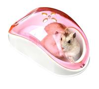 Générique Hamster Sand Bath Box, 15.5x8.5x7 cm Transparent Dustproof Visible Hamster Sand Box | Space Saving Large Multifunctional Portable Bath Tub House for Chinchilla Hamsters