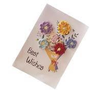 Générique Hand Woven Greeting Card,Knitting Greeting Card,Holiday Hand Weaving Greeting Card - Multifunctional Greeting Cards for Father Mother Teacher Friend