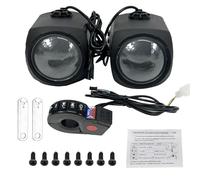 Générique Handlebar Speakers for Motorcycle, Motorcycle Radio - Motorcycle Audio System for Handlebars, Weatherproof Radio Amplifier, HiFi Audio Amplifier System Motorcycle Stereo for Motorcycle