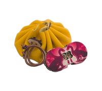 Générique Handmade Leather Purse + Red Dragon Life Counter - Pocket Size - Ideal for Dice, Role Playing - With Wooden Lace-Stop -, Sunny yellow, Leather purse