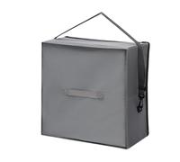 Générique Hat Carrier, Hat Storage Box, 600D Oxford Fabric Wide Brim Portable Cap Organizer for Bedroom, Wardrobe, Travel, Vacation, Indoor and Outdoor Use, 16.54 x 16.54 x 7.87 inches, Grey, Se