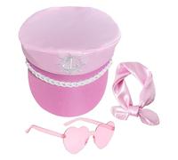 Générique Hat | Complete Sailor Costume with Accessories | Costume Accessories With Sunglasses And Scarf - Cosplay Ideas For Women