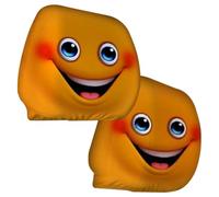 Générique Headrest Cover, 2 Pieces Car Headrest Protectors - Stuffing Cushion for Family Trips - Driving Vehicle Travel Road Outdoor Home