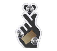 Générique Heart Light - Wireless Gesture Design Warning Light | Solar Gesture Design Car Light with Vibration Sensor for Window Triangle Driving