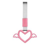 Générique Heart Shape Car Handle Straps Rear Bumper Warning Ring Interior Exterior Decoration Car Accessory for Bus SUV Trains