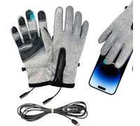 Générique Heated Gloves for s | Electric Touch Heated Gloves for Winter | 3 Tier Heated Mittens for Women Multi-Activity Travel Outdoor Sports