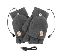 Générique Heated Gloves Hunting, Thermal Gloves for Cold Well, 5V USB Heating for Fishermen, Motorcyclists, Drivers, Hiking, Outdoor Activities, Snow Cleaning