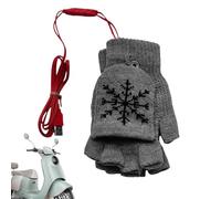 Générique Heated Gloves | USB Fast Heating Electric Cycling Gloves | Cold Weather Heaters for Men Women Snowboarding Hiking Skiing Riding Fishing Birthday Gift