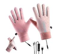 Générique Heated Work Gloves - USB Powered Flexible Control Warm Work Gloves - USB Heated Gloves for Cycling - for Men Women Youth - Skiing Hiking Work