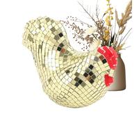 Générique Hen Ball Reflective Mirror | Acrylic Reflective Fashion - Dancing Party Decoration | for Thanksgiving Holidays Birthdays Holidays Living Room Office